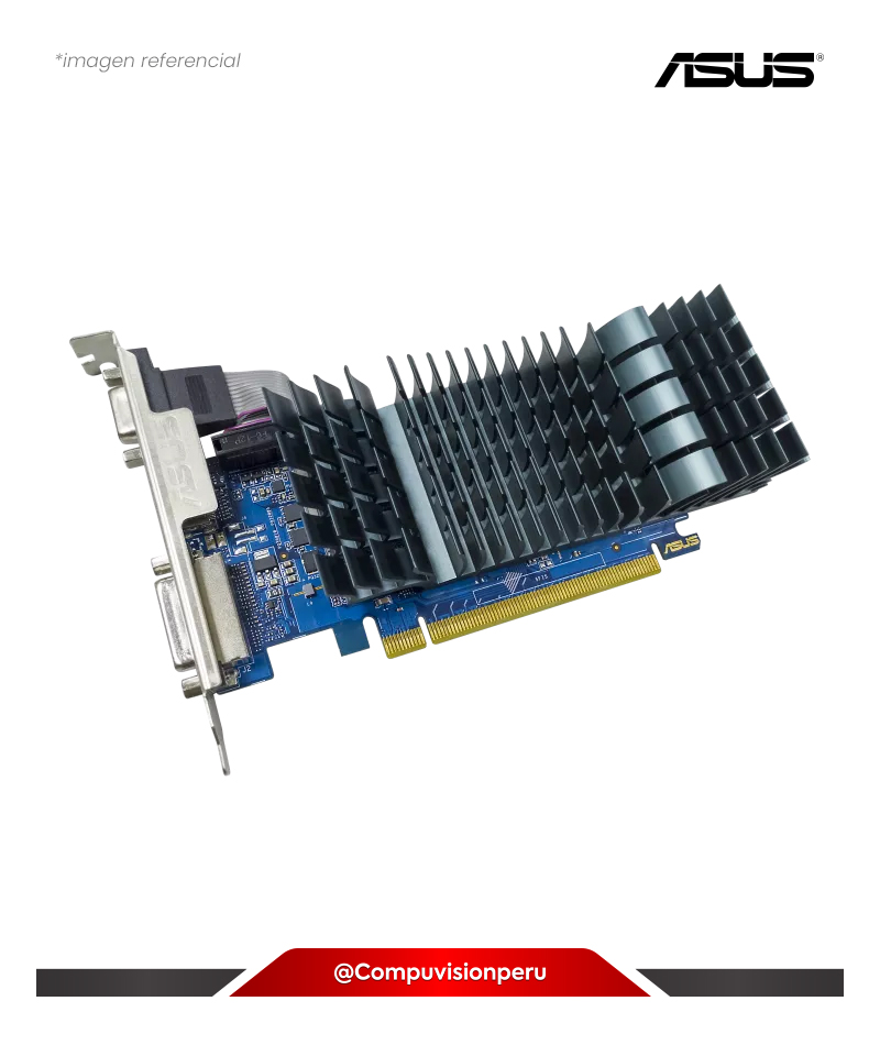 VIDEO ASUS GEFORCE GT 710 2GB GDDR5 CUDA 192  64BIT PCI-E 2.0 GT710-SL-2GD5-BRK-EVO