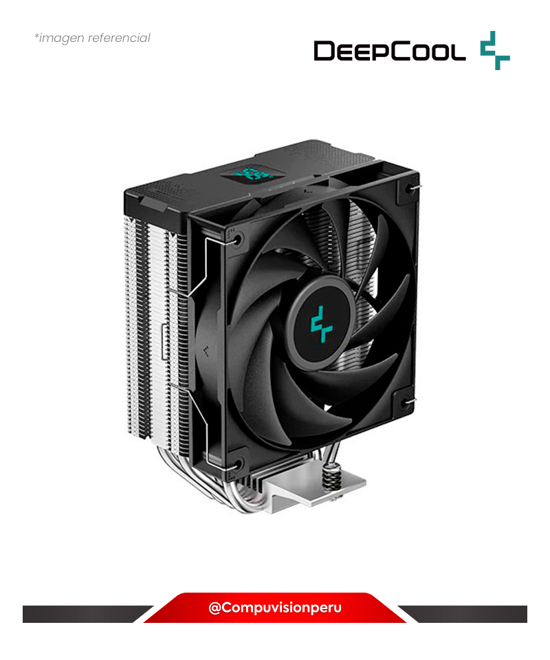 COOLER DE CPU DEEPCOOLAG400 DIGITAL BLACK INTEL AMD  R-AG400-BKNDMN-G-1