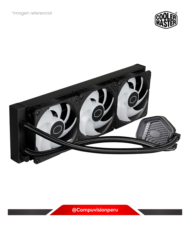 COOLER PARA CPU COOLER MASTER MASTERLIQUID 360 ATMOS ARGB REFRIGERACION LIQUIDO AMD/INTEL MLX-D36M-A25PZ-R1