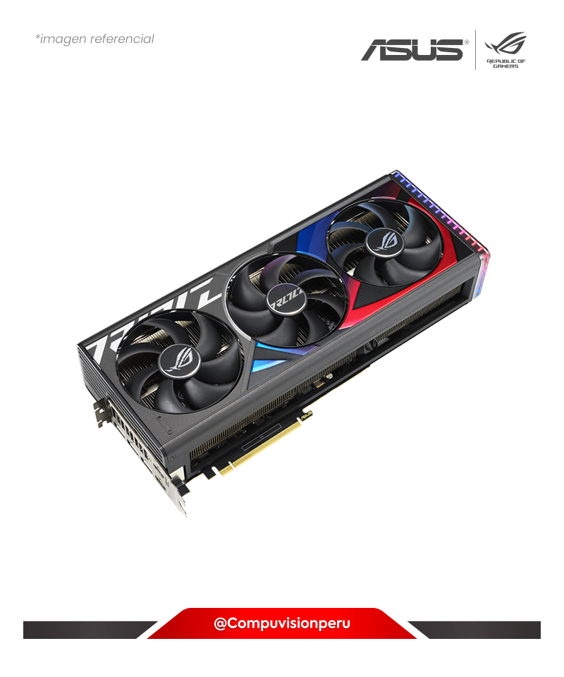 VIDEO ASUS ROG STRIX GEFORCE RTX 4090 24GB GDDR6X CUDA 16384 384-BIT HDMI DP ARGB ROG-STRIX-RTX4090-24G-GAMING