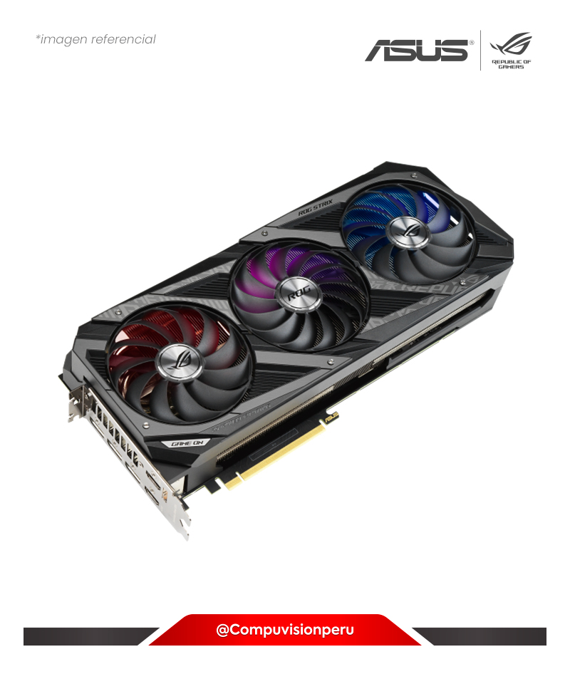 VIDEO ASUS GEFORCE ROG STRIX RTX 3080 TI OC 12GB GDDR6X GAMING 384-BIT CUDA 10240 HDMI/DP ROG-STRIX-RTX3080TI-O12G-GAMING