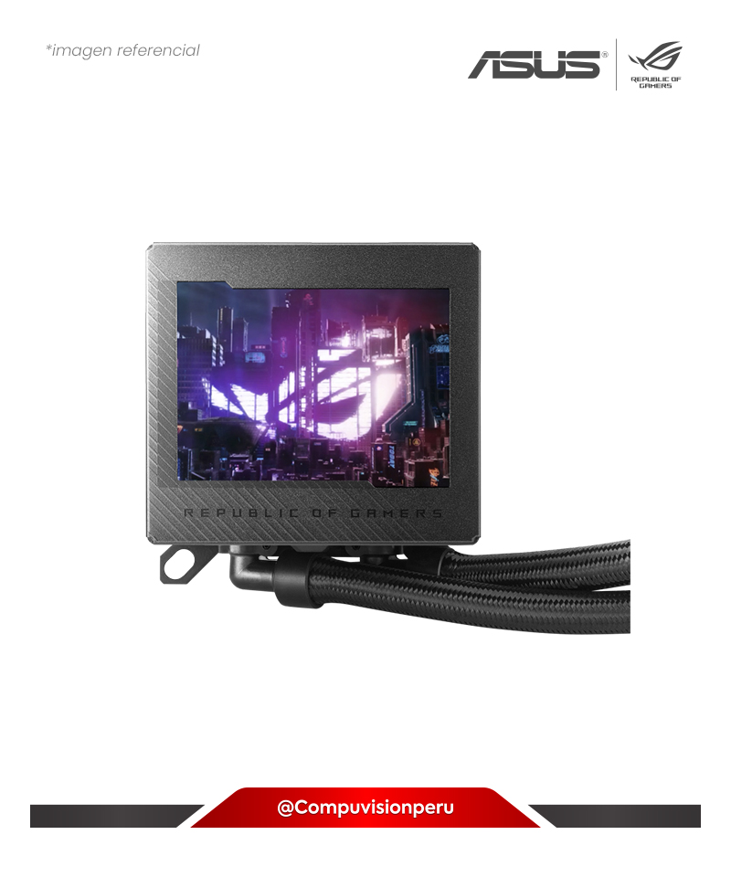 COOLER DE CPU ASUS ROG RYUJIN III 240 ARGB LCD AMD INTEL HYDRO 2*120MM