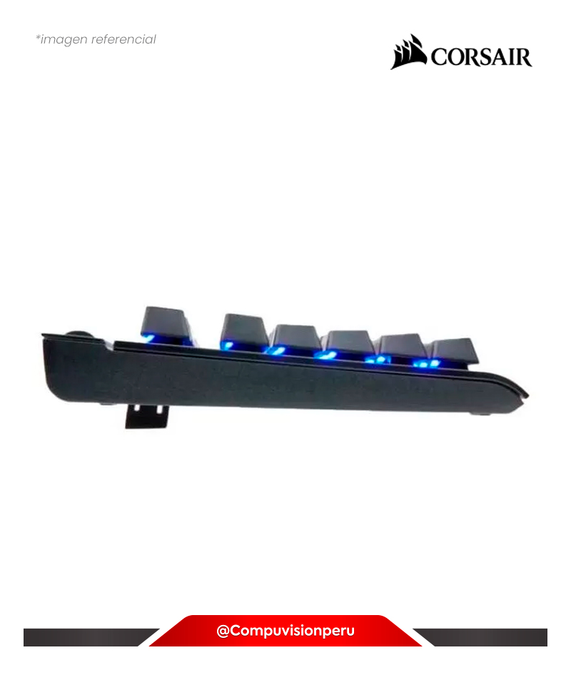 TECLADO CORSAIR K63 WIRELESS BLACK BACKLIGHTING BLUE CHERRY MX RED USB
