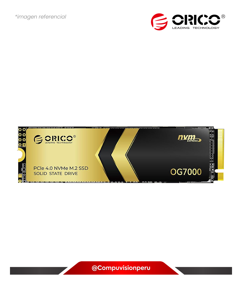 DISCO SOLIDO SSD 2TB ORICO OG7000 M.2 PCIE GEN4 NVME OG7000-2TB-GD-EP
