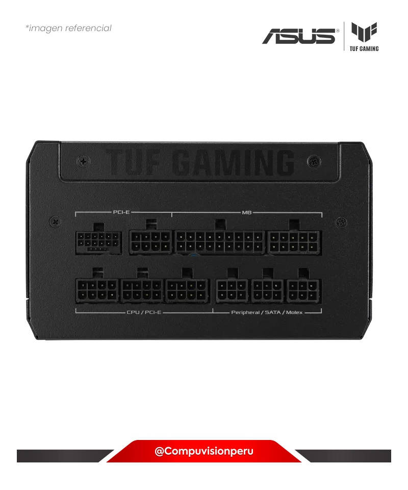 FUENTE 1000W ASUS TUF GAMING 1000W 80 PLUS GOLD FULL MODULAR ROHS TUF-GAMING-1000G