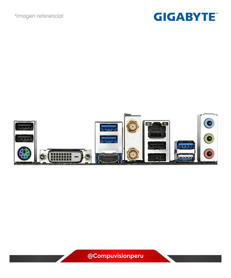 PLACA GIGABYTE B550M DS3H AC AMD B550 AM4 DDR4 M.2 WIFI RGB FUSION 2.0 Q-FLASH PLUS DVI-D HDMI BLUETOOTH MICRO ATX