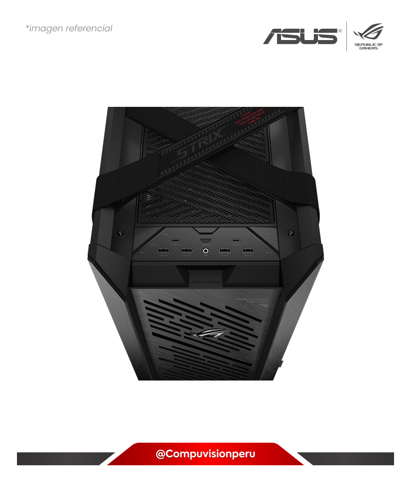CASE ASUS ROG STRIX HELIOS II BLACK EDITION EATX TEMPERED GLASS AURA SYNC ARGB USB 3.2 GX601S-BK-TG