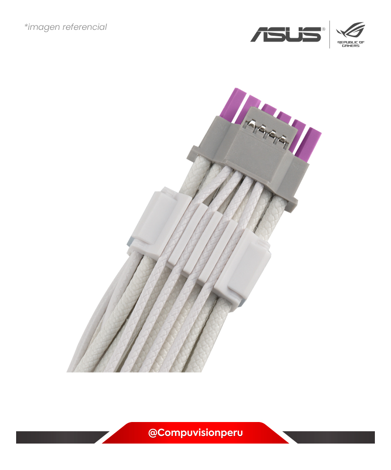EXTENSION ASUS ROG EQUALIZER WHITE EDITION 12V-2X6 PCIE ATX 3.1 & PCIE 5.1 ROG-EQUALIZER-WHITE
