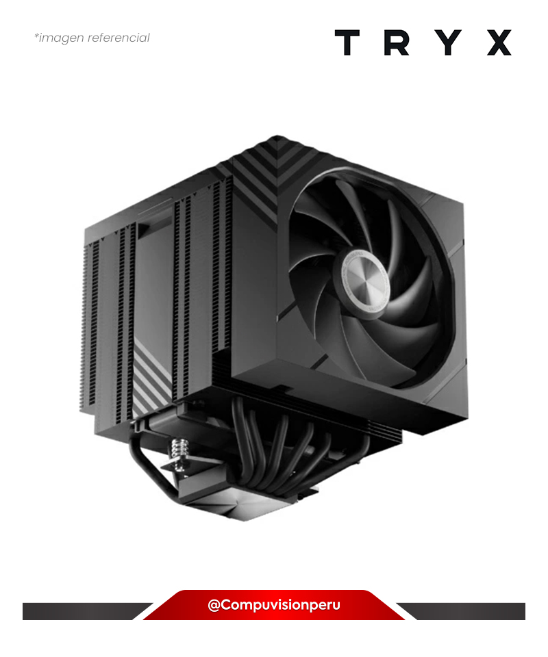 COOLER DE CPU TRYX TURRIS 620 AIR 5.0 IPS 280W TDP INTEL AMD H-T620N-DM2M-G0K