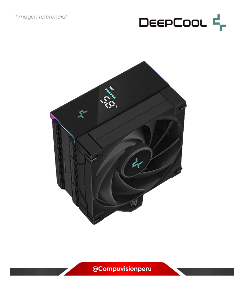 COOLER DE CPU DEEPCOOL AK400 DIGITAL INTEL AMD ARGB LED R-AK400-BKADMN-G
