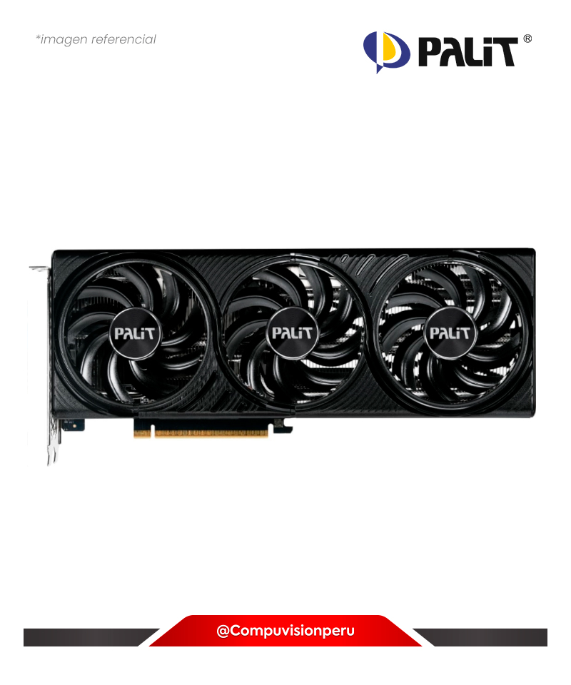 VIDEO PALIT GEFORCE RTX 5060 TI INFINITY 3 OC 16GB GDDR7 CUDA 4608 PCI-E HDMI DP NE7506TS19T1-GB2061S