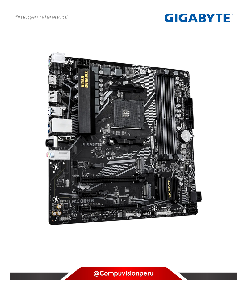 PLACA GIGABYTE B550M DS3H AC R2 AM4 AMD B550 DDR4 WIRELESS BLUETOOTH M.2 SATA 6GB M-ATX