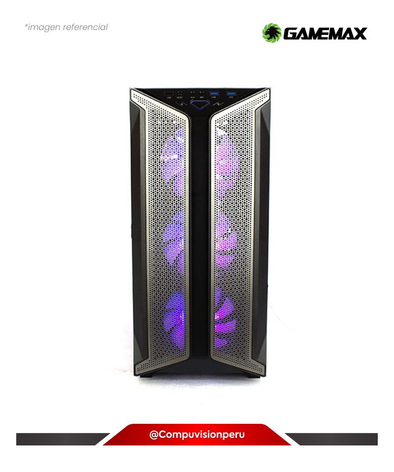 CASE GAMEMAX BRUFEN C1 4*1200MM RGB TURBO S/F TEMPERED GLASS SERIES GAMERS