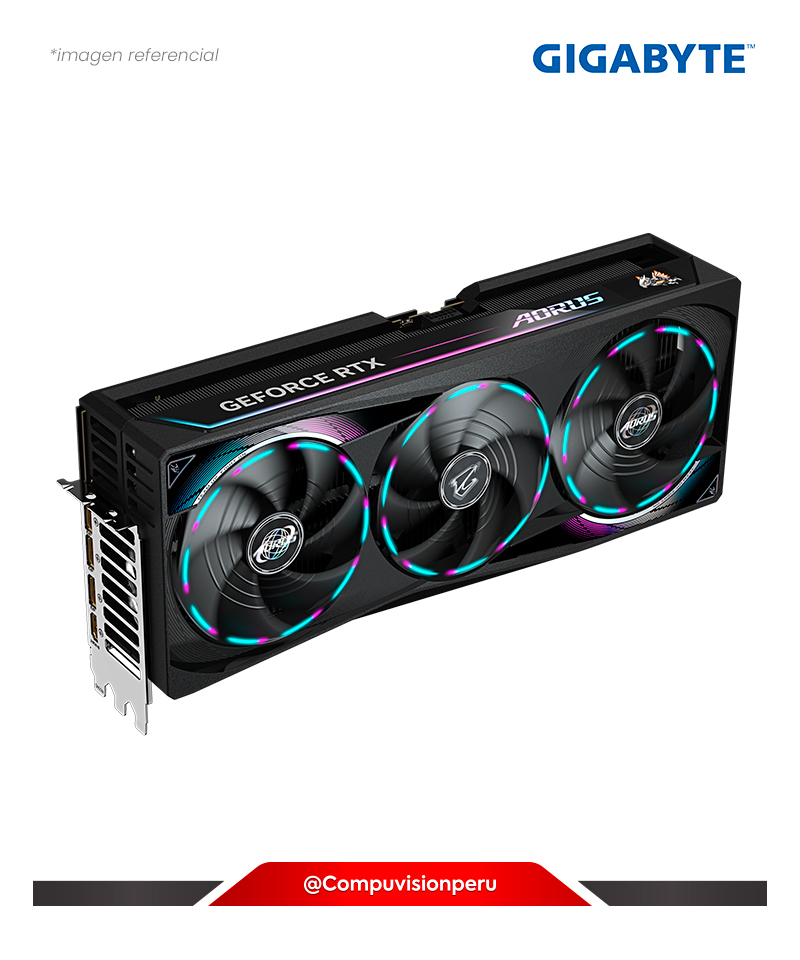 VIDEO GIGABYTE AORUS GEFORCE RTX 5090 MASTER 32G 32GB GDDR7 CUDA 21760 512 BIT PCI-E 5.1 HDMI DP GV-N5090AORUS-M-32GD