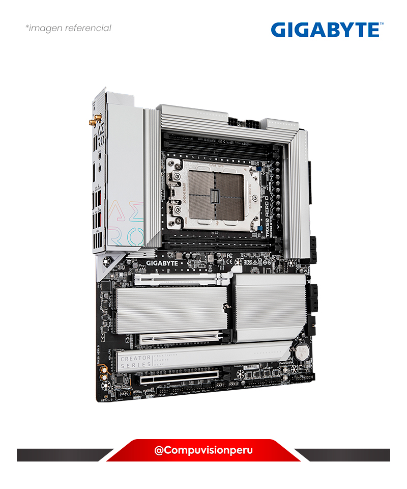 PLACA GIGABYTE TRX50 AERO D AMD STR5 TRX50 DDR5 WI-FI 7 BLUETOOTH M.2 USB 3.2 E-ATX
