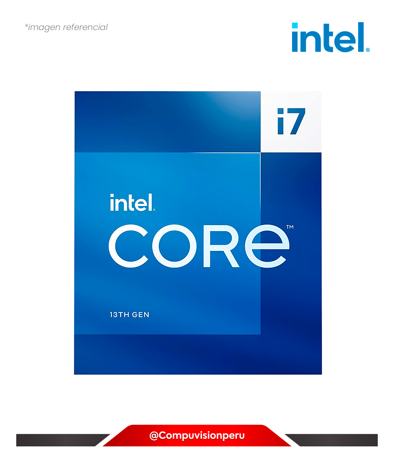 CPU INTEL CORE I7-13700 16-CORE (8P+8E) 30MB 2.1GHZ LGA 1700 GRAFICOS UHD INTEL 770 TURBO CORE 5.20GHZ TDP 65W