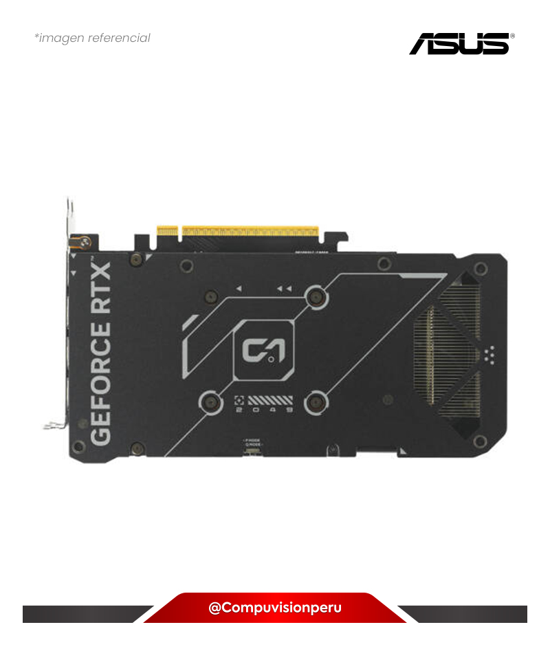 VIDEO ASUS DUAL GEFORCE RTX 5060 8GB GDDR7 OC EDITION CUDA 3840 128-BIT HDMI DP DUAL-RTX5060-O8G