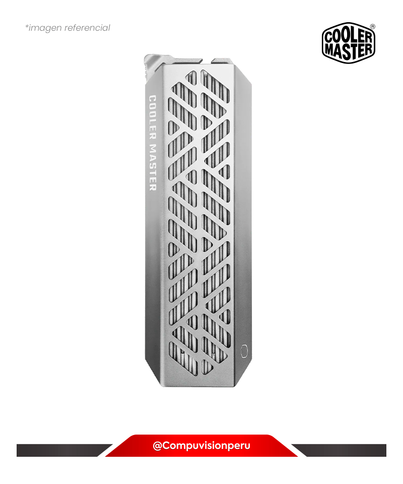 ADAPTADOR DE SSD COOLER MASTER ORACLE AIR GUNMETAL ALUMINUM USB 3.2 GEN 2 TYPE-C M.2 NVME PCIE