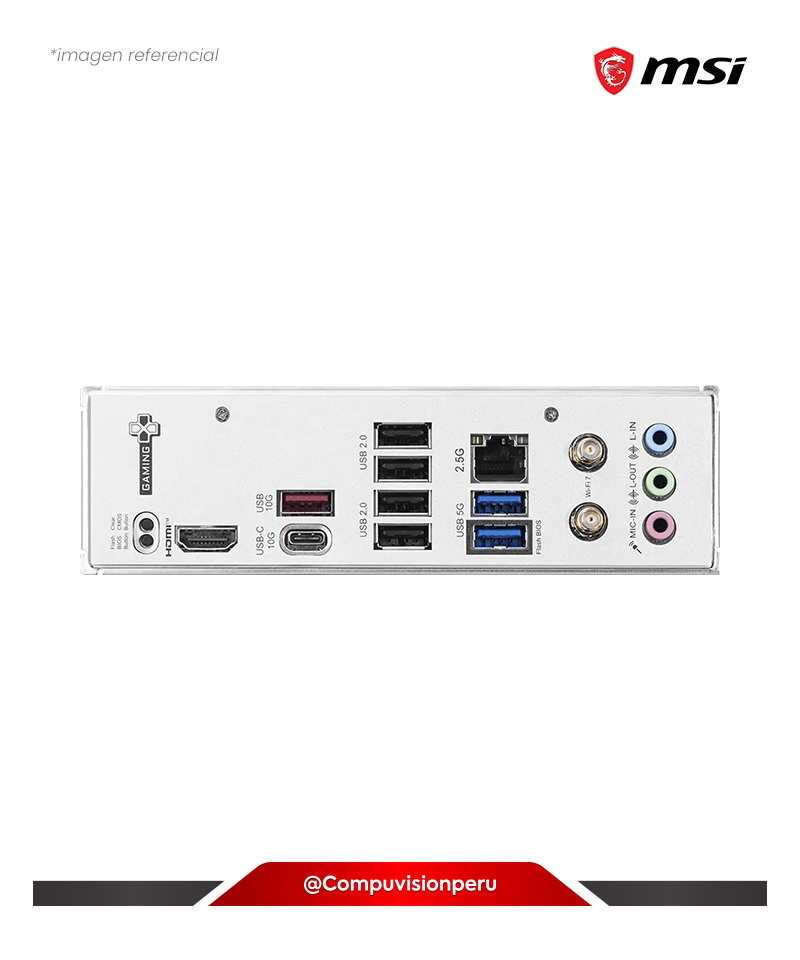 PLACA MSI B840 GAMING PLUS WIFI AM5 AMD B840 DDR5 HDMI M.2 SATA 6GB USB 2.0 BLUETOOTH ATX