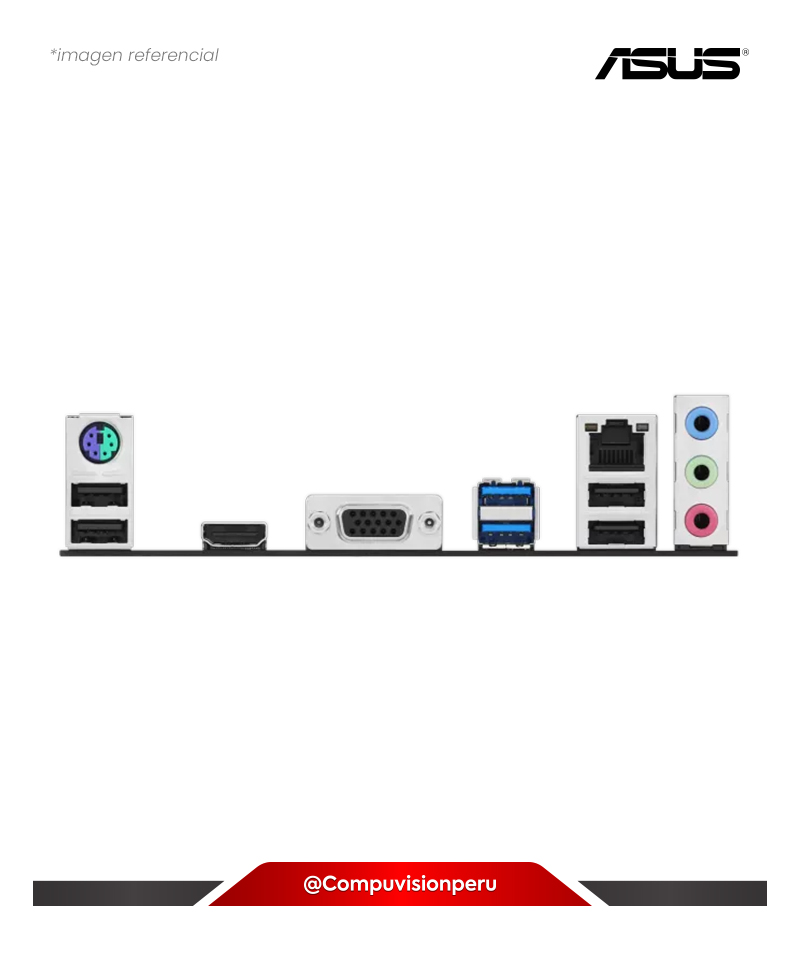 PLACA ASUS PRIME H610M-K LGA 1700 INTEL H610 DDR5 M.2 SATA 6G USB 3.0 MATX