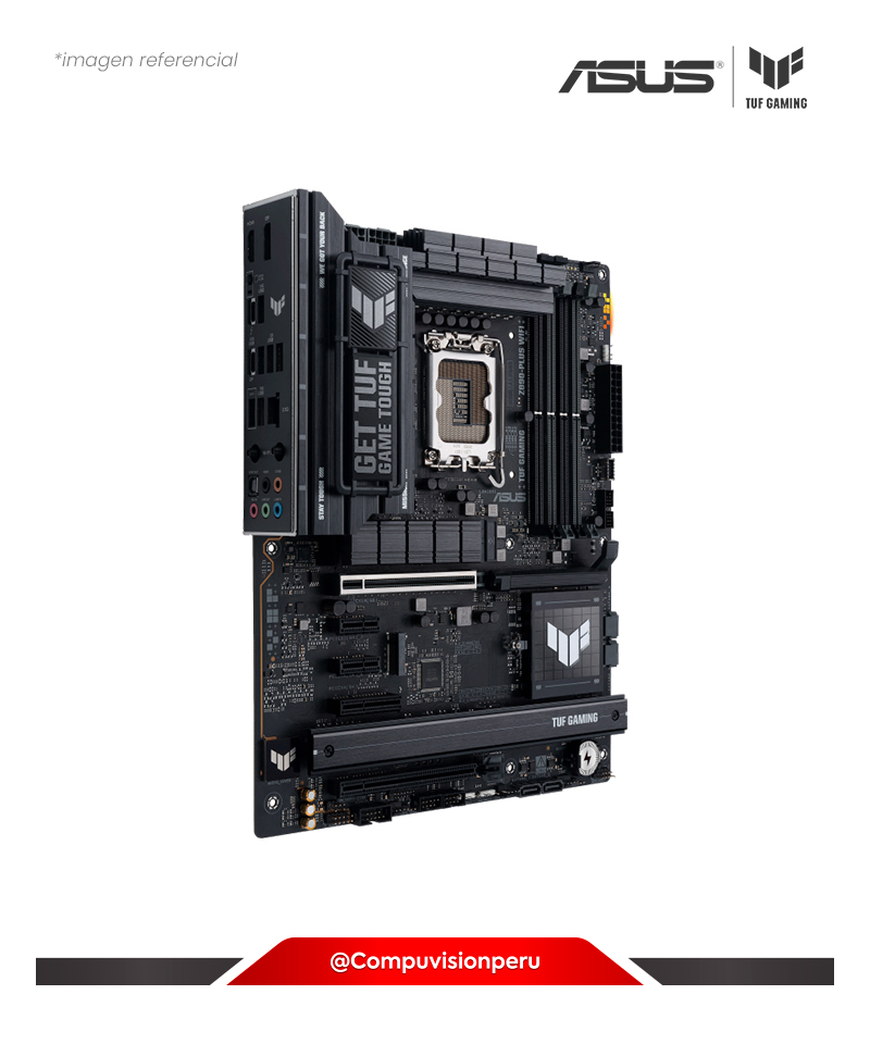 PLACA ASUS TUF GAMING Z890-PLUS WIFI OPEN BOX INTEL Z890 LGA 1851 DDR5 HDMI DP M.2 SATA 6GB BLUETOOTH 5.4 USB 20GB ATX