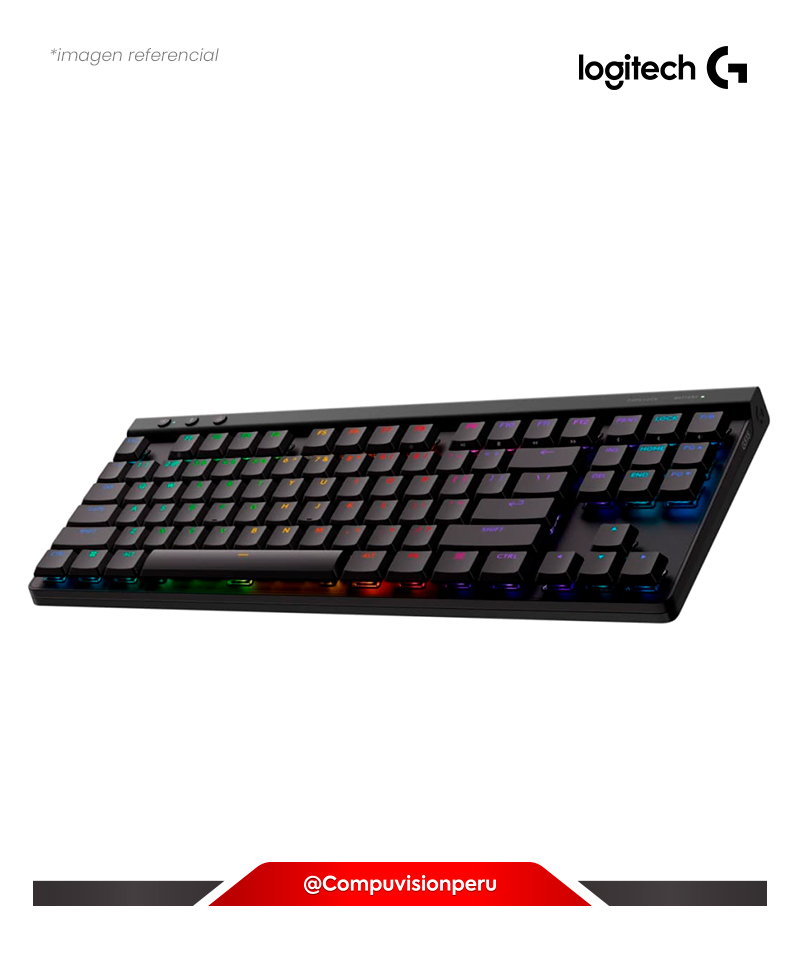 TECLADO LOGITECH G515 LIGHTSPEED TKL/BT LIGHTSYNC RGB BLACK 920-012423