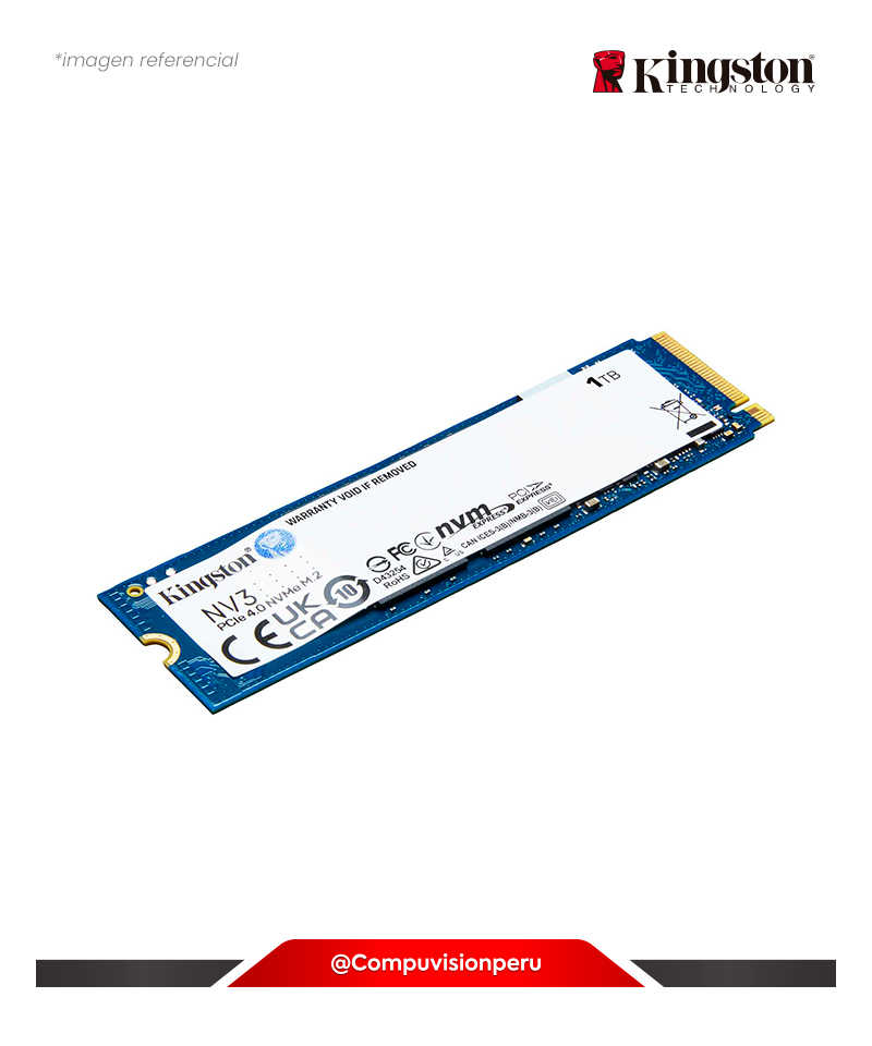 DISCO SOLIDO 1TB KINGSTON SNV3S/1000G NV3 NVME M.2 2280 PCIE GEN 4.0X 4