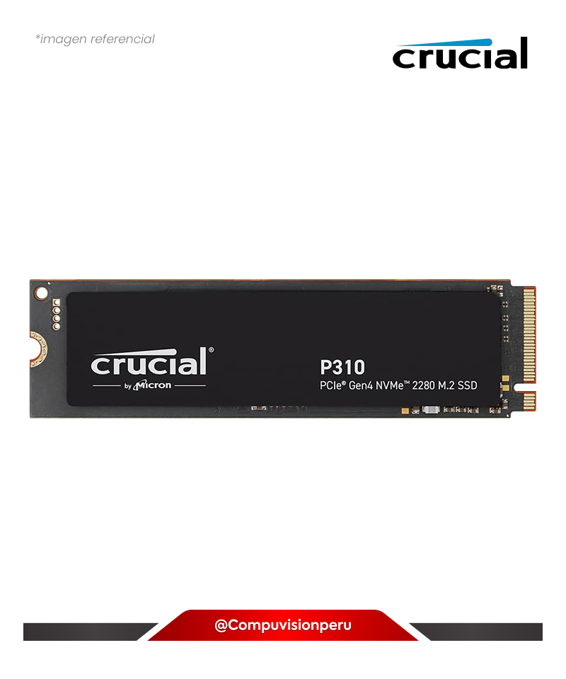 DISCO SOLIDO SSD 4TB CRUCIAL P310 PCIE GEN4 2280 NVME M.2 CT4000P310SSD801