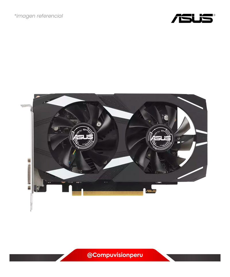 VIDEO ASUS ASUS DUAL GEFORCE RTX 3050 OC 6GB GDDR6 CUDA 2560 128-BIT DUAL-RTX3050-O6G