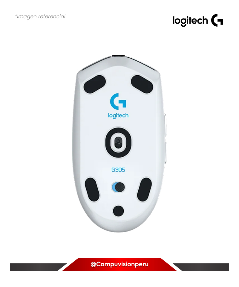 MOUSE LOGITECH  G305 LIGHTSPEED WIRELESS GAMING WHITE 910-005290