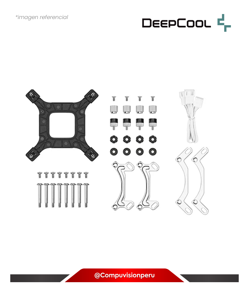 COOLER DE CPU DEEPCOOL LE240 WH  V2 ARGB 240MM 2*120MM INTEL AMD ALUMINUM R-LE240-WHAMMN-G-2