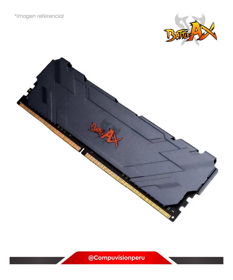 MEMORIA 8GB DDR4 BUS 3200MHZ COLERFUL BATTLE AX TITANIUM GREY CL16 1.35V XMP BA08G3200D4TP16(1)