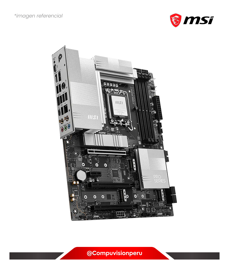 PLACA MSI PRO Z890-P WIFI LGA 1851 INTEL Z890 HDMI DP M.2 SATA 6GB BLUETOOTH