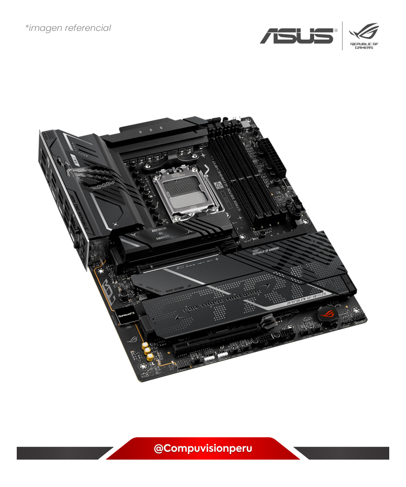 PLACA ASUS ROG STRIX X870E-H GAMING WIFI7 AMD X870E AM5 DDR5 HDMI WIFI 7 BLUETOOTH 4X M.2 SATA 6GB ATX