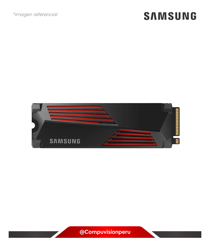 DISCO SOLIDO SSD 2TB SAMSUNG 990 PRO CON DISIPADOR PCIE GEN 4.0 X4 NVME 2.0 M.2 2280 V-NAND 3-BIT MLC MZ-V9P2T0CW