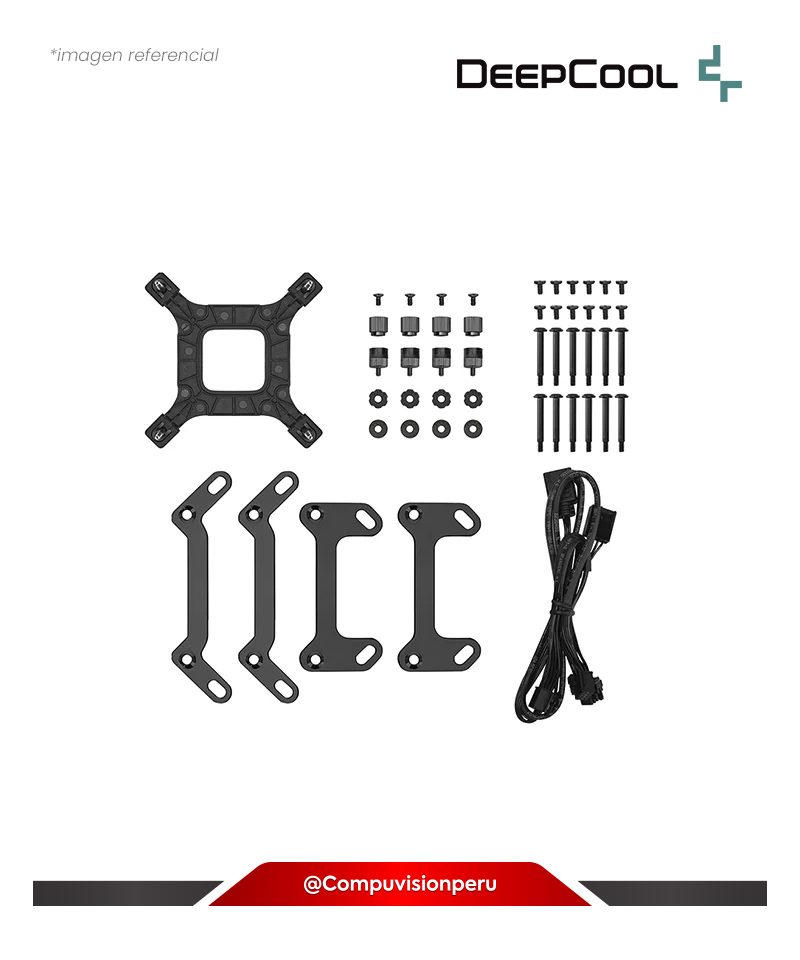 COOLER DE CPU DEEPCOOL ML360 BLACK ALUMINIO 3*120MM LED RGB DIRECCIONABLE R-LM360-BKDMMC-1