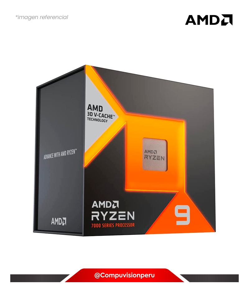 CPU AMD RYZEN 9 7950X 3D AM5 16N 32TH 4.2GHZ TDP 120W AMD RADEON GRAPHICS TURBO CORE 5.60GHZ 100-100000908WOF