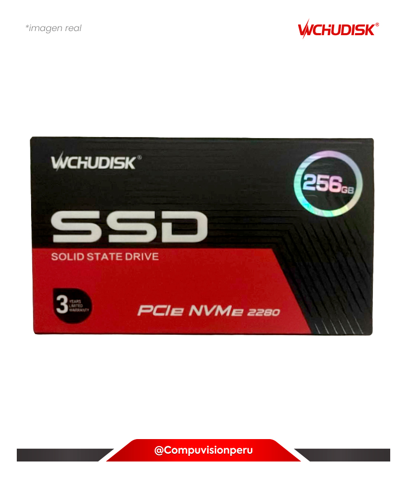 DISCO SOLIDOS SSD 256GB WICGTYP WCHUDISK M2 256GB NVME 2280 3D NAND PCI-E NV900-256GB