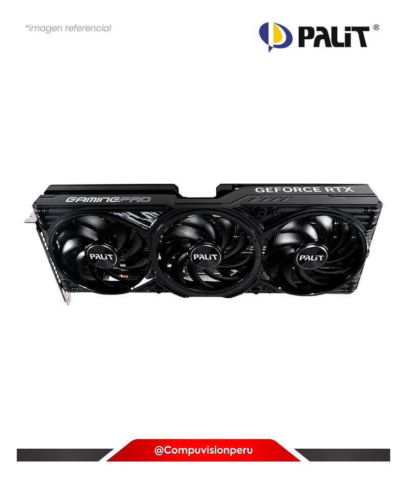VIDEO PALIT GEFORCE RTX 5070 TI GAMINGPRO-S OC 16GB GDDR7 CUDA 8960 256 BIT HDMI DP NE7507TS19T2-GB2031U