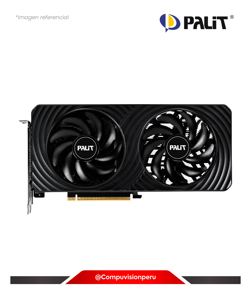 VIDEO PALIT GEFORCE RTX 5050 DUAL OC 8GB GDDR6 DUAL FAN 128BIT CUDA 2560 PCIE 4710562245394 NE65050019P1-GB2070D