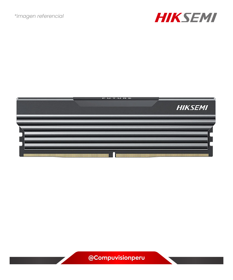 MEMORIA 16GB DDR5 BUS 5600MHZ HIKSEMI FUTURE BLACK CL46 1.25V HSC516U56C2-16G