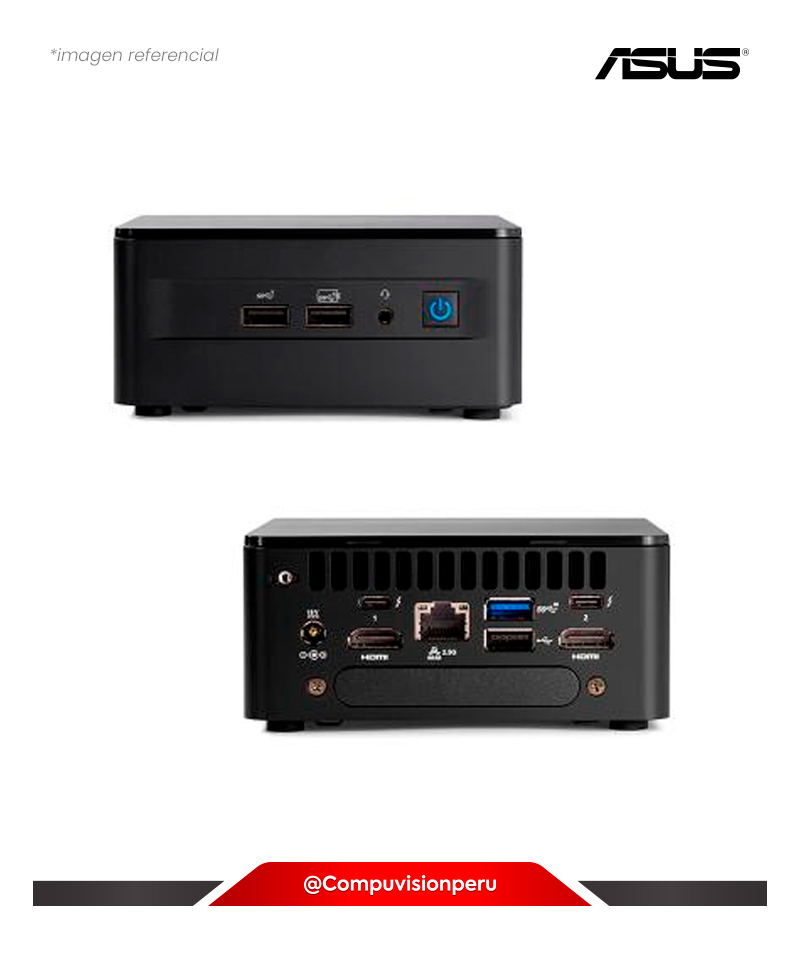 NUC ASUS I7 1260P 3.40GHZ DDR4 90AR00E1-M000H0