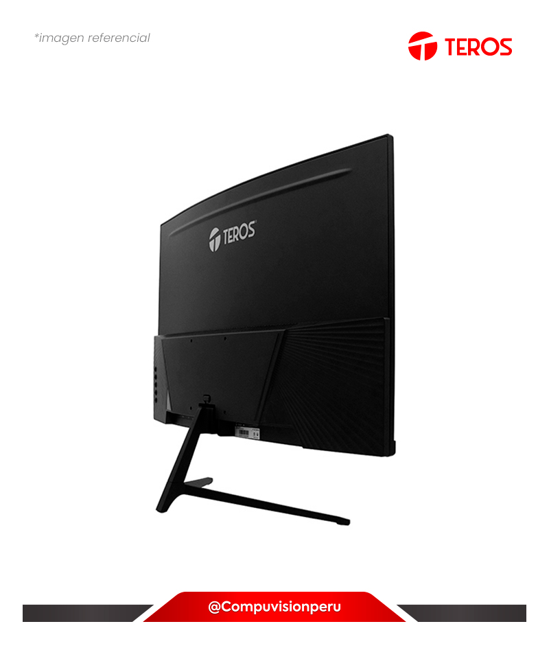 MONITOR 27 FHD VA TEROS TE-2787G BLACK CURVO 1080P 180HZ 1MS HDMI DP GAMING VESA 100 X 100 MM