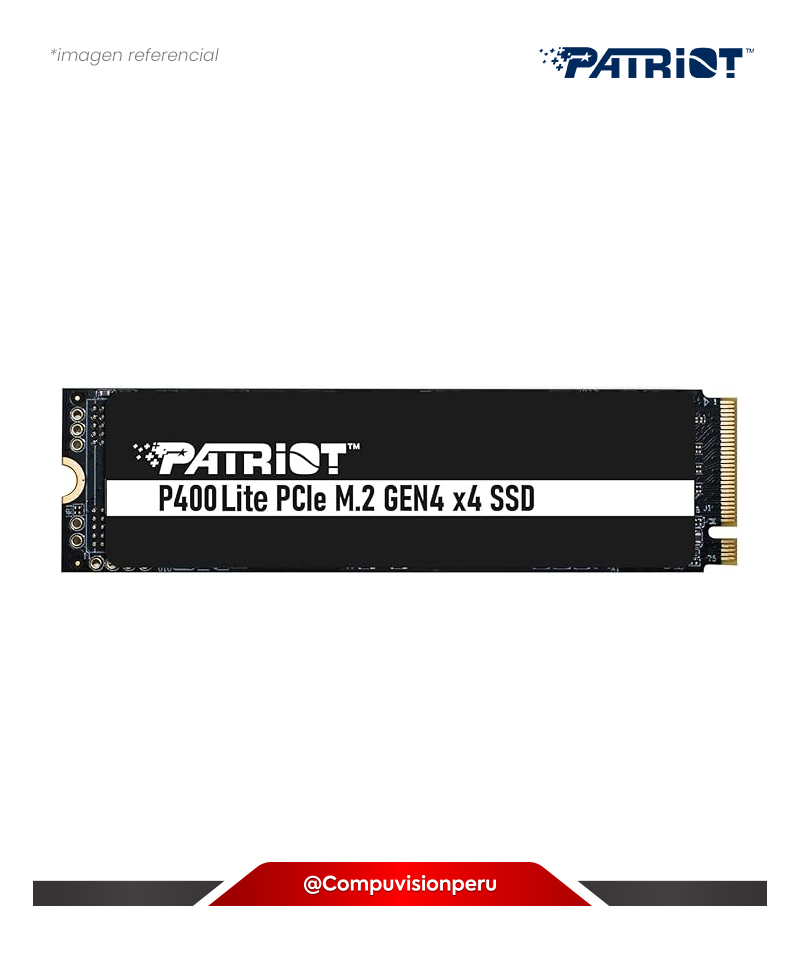 DISCO SOLIDO SSD 500GB PATRIOT P400 LITE PCIE 2280 M.2 GEN4 P400LP500GM28H