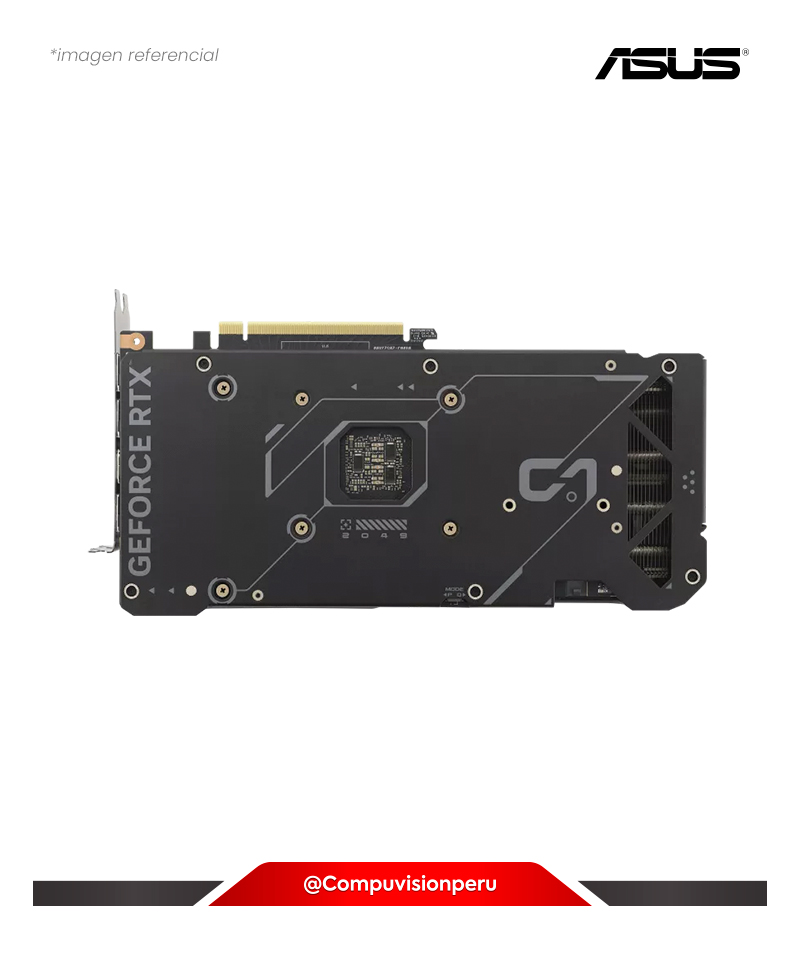 VIDEO ASUS DUAL GEFORCE RTX 4070 OC EDITION 12GB GDDR6X AXIAL-TECH CUDA 5888 192-BIT HDMI DP DUAL-RTX4070-O12G