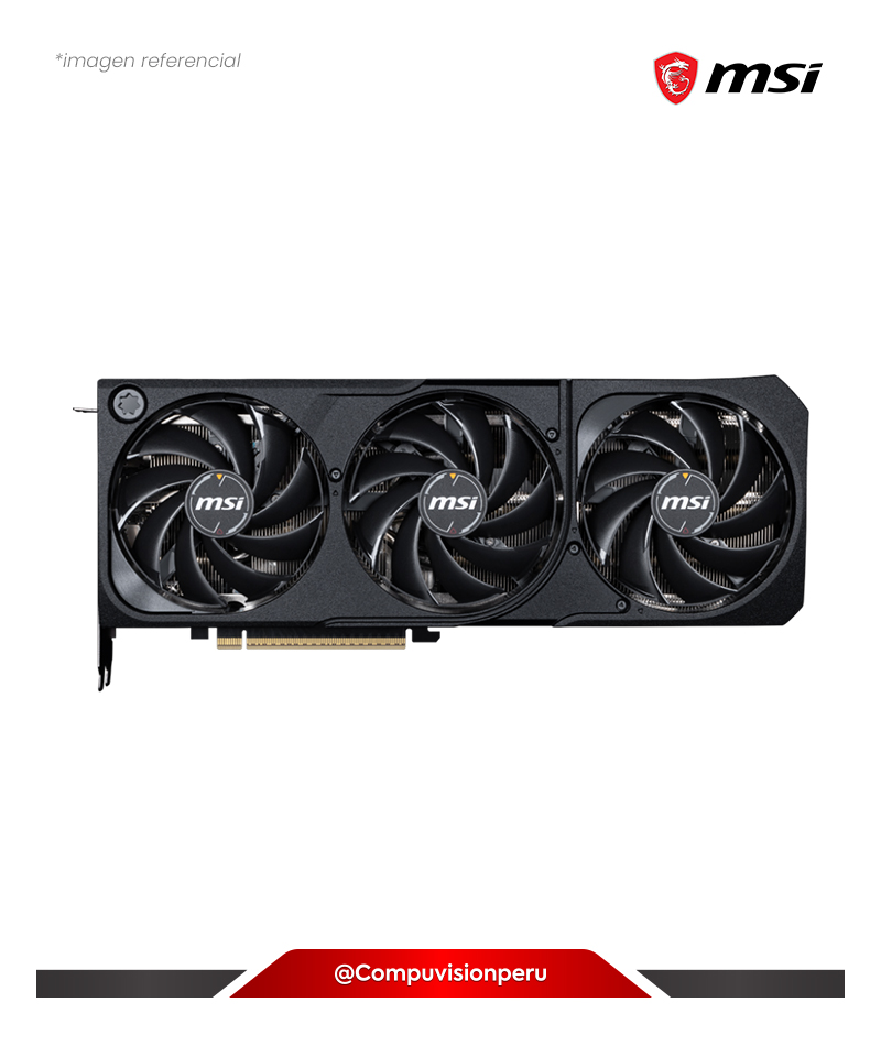 VIDEO MSI GEFORCE RTX 5070 12G SHADOW 3X OC 12GB GDDR7 CUDA 6144  192-BIT HDMI DP  G5070-12S3C