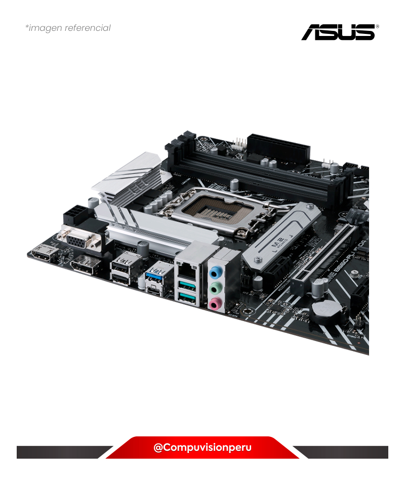 PLACA ASUS PRIME B660-PLUS D4 LGA 1700 B660 DDR4 M.2 HDMI DP USB3.2 ATX