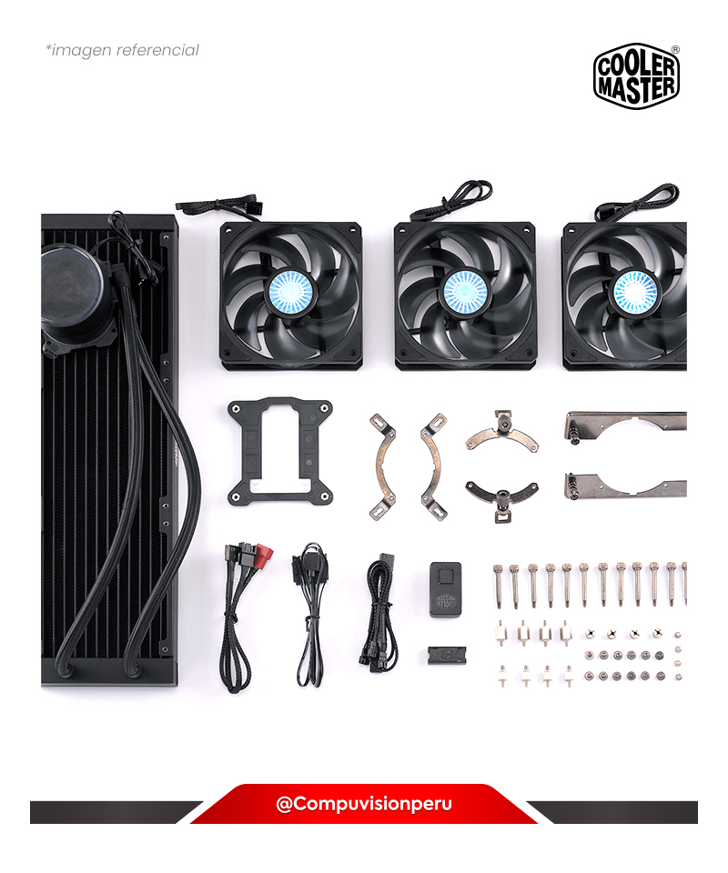 COOLER DE CPU COOLER MASTER MASTERLIQUID ML360 MIRROR ARGB INTEL / AMD MLX-D36M-A18PK-R1 4719512106815