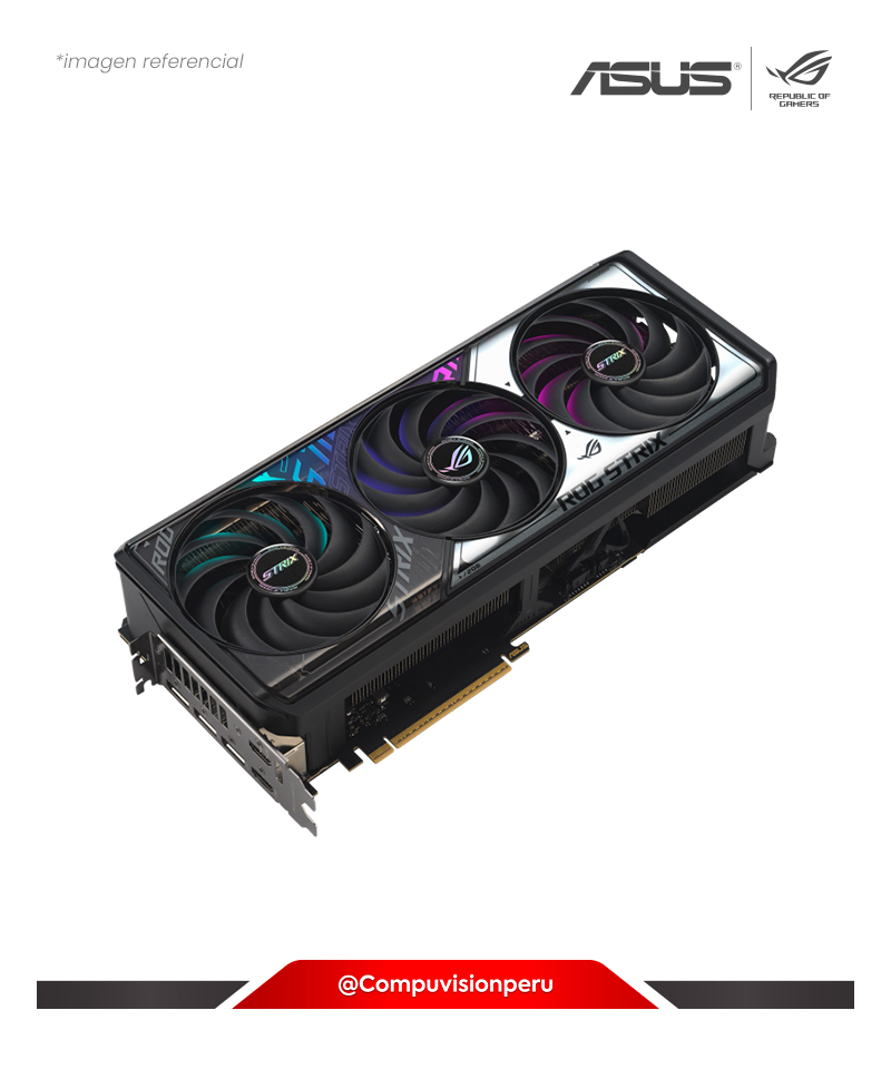 VIDEO ASUS ROG STRIX GEFORCE RTX 5070 TI OC EDITION 16GB GDDR7 CUDA 8960 192 BITS HDMI DP ARGB ROG-STRIX-RTX5070TI-O16G-GAMIN