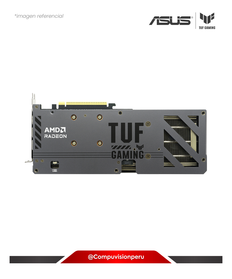 VIDEO ASUS TUF GAMING RADEON RX 9060 XT 16GB GDDR6 OC EDITION SP 2048 128-BITS HDMI DP RGB TUF-RX9060XT-O16G-GAMING